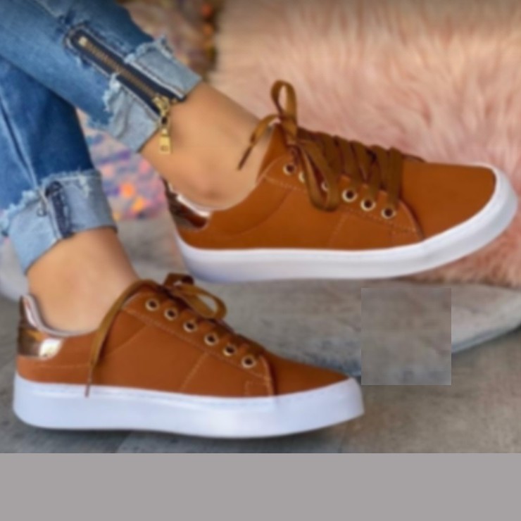 Shoelaces Brown Sneakers
